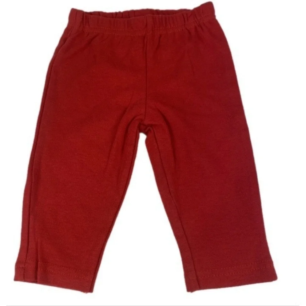 Sleeping Baby Bodysuit Pants Set Kids 3M Red White Nautical Anchor Ship Wheel